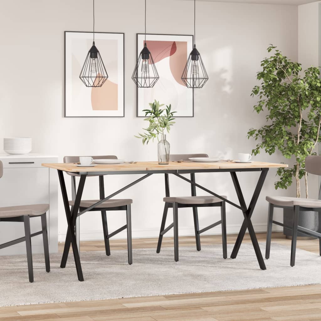 Πόδια Τραπεζαρίας σε Σχήμα «X» 120x60x73 εκ. Ατσάλι