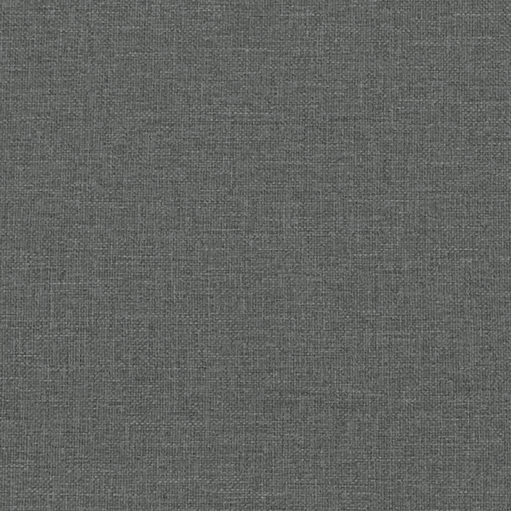 Σετ Σαλονιού 2 Τεμαχίων Σκούρο Γκρι Υφασμάτινο