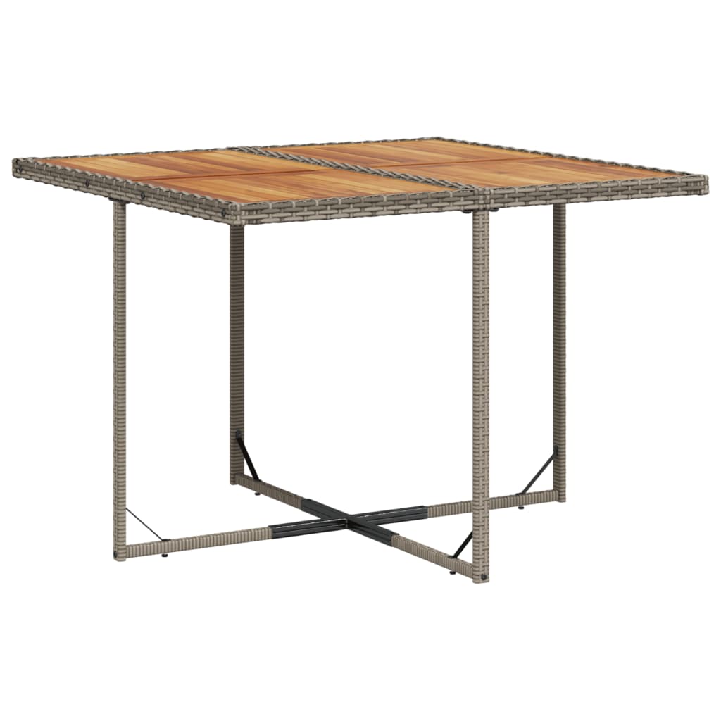 Σετ Τραπεζαρίας Κήπου 9 τεμ. Γκρι Συνθ. Ρατάν με Μαξιλάρια