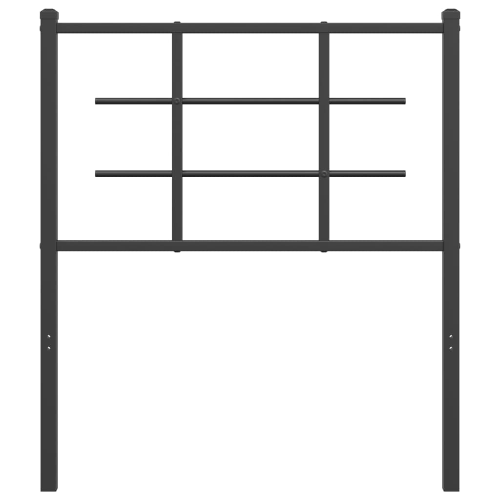 Ανταλλακτικό κεφαλάρι Μαύρο 75 εκ. Μεταλλικό