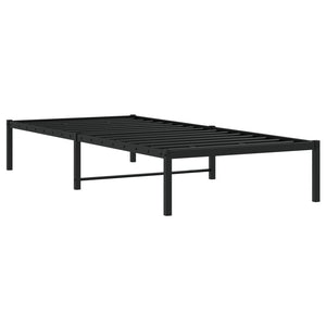 Μεταλλικό πλαίσιο κρεβατιού Μαύρο 90x200 cm