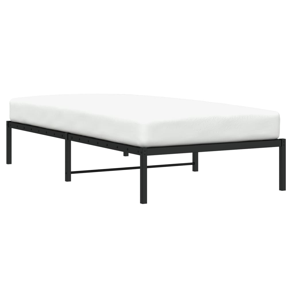 Μεταλλικό πλαίσιο κρεβατιού Μαύρο 100x190 cm - Pakobazaar