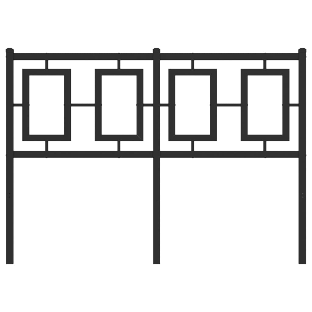 Ανταλλακτικό κεφαλάρι Μαύρο 120 εκ. Μεταλλικό