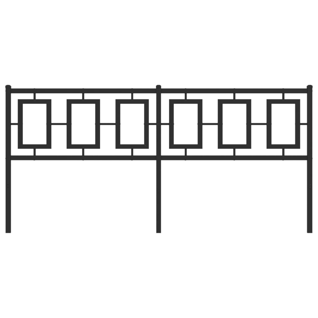 Ανταλλακτικό κεφαλάρι Μαύρο 180 εκ. Μεταλλικό