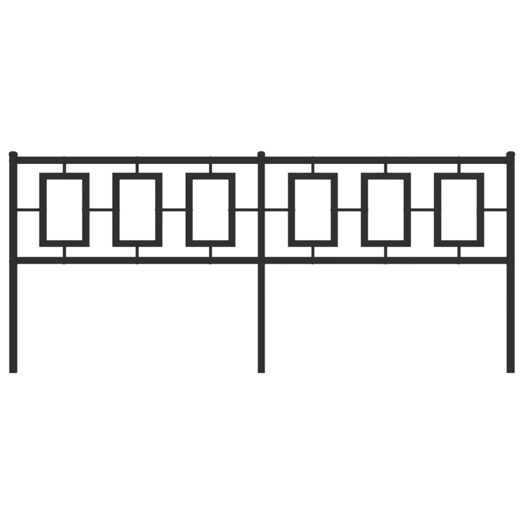 Ανταλλακτικό κεφαλάρι Μαύρο 200 εκ. Μεταλλικό