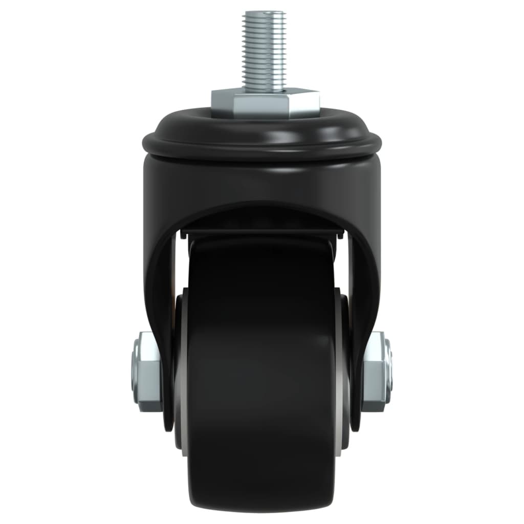 Ροδάκια 4 τεμ. Μαύρα 35 χιλ. από Σίδερο