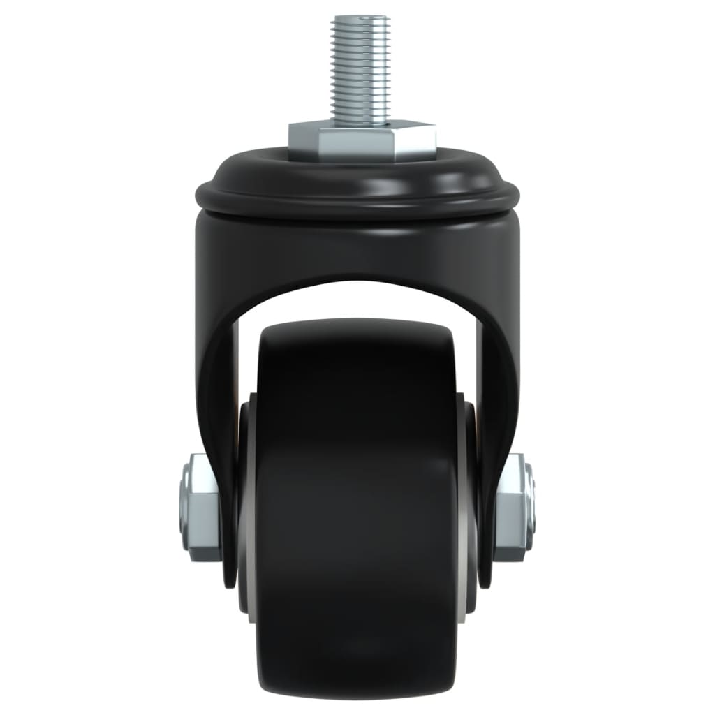 Ροδάκια 4 τεμ. Μαύρα 35 χιλ. από Σίδερο