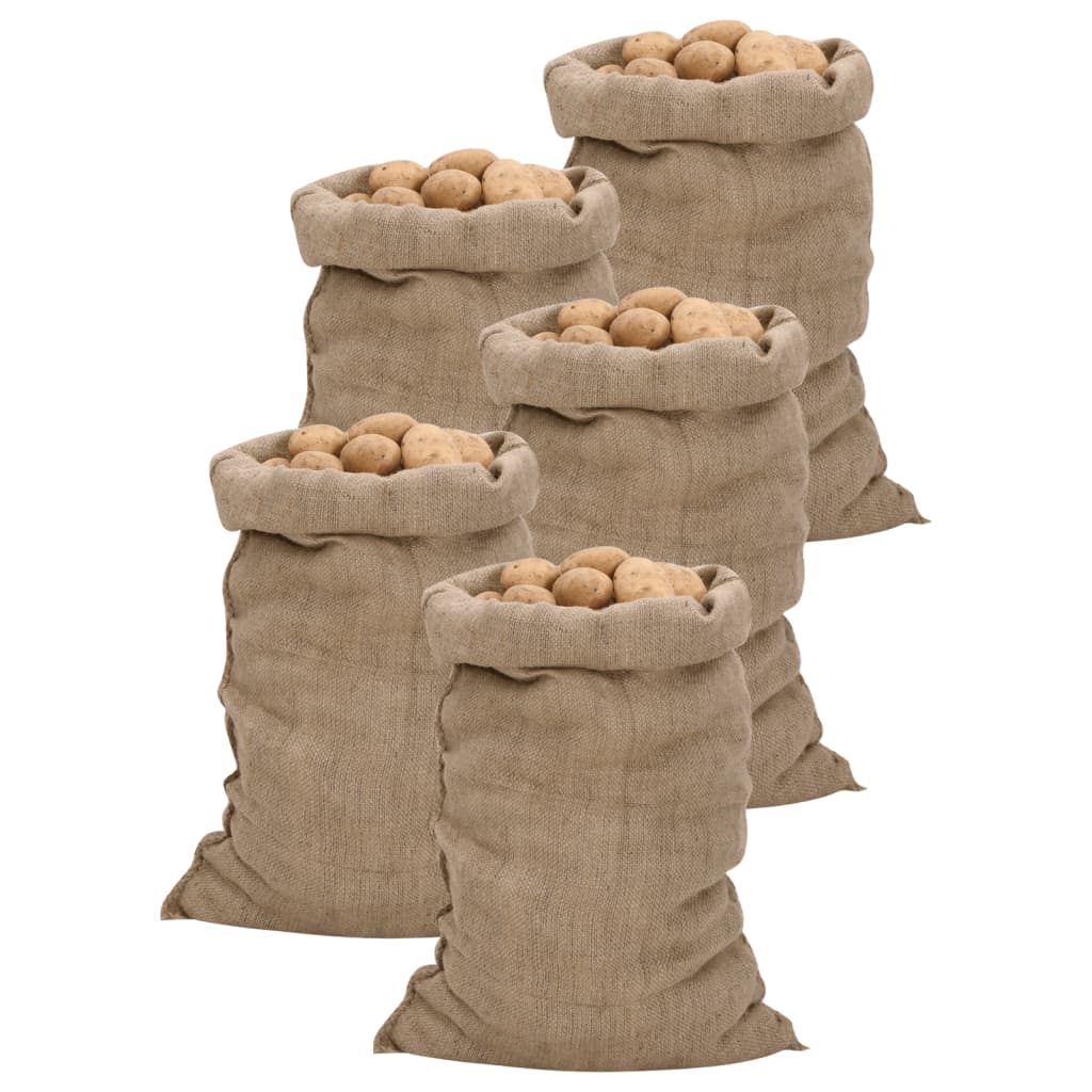 Σακιά Γιούτας 5 Τεμ. 60 x 105 εκ. από Γιούτα 340 gsm - PAKOBAZAAR