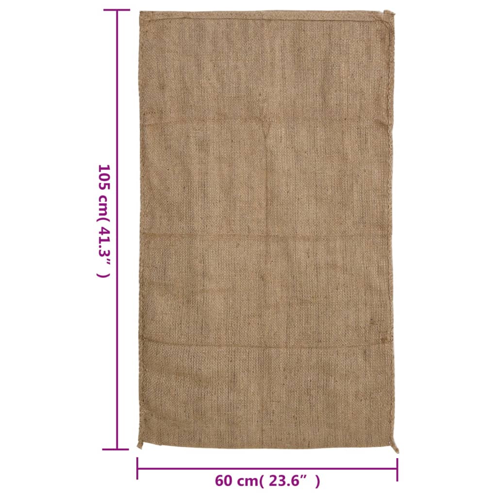 Σακιά Γιούτας 5 Τεμ. 60 x 105 εκ. από Γιούτα 340 gsm - PAKOBAZAAR
