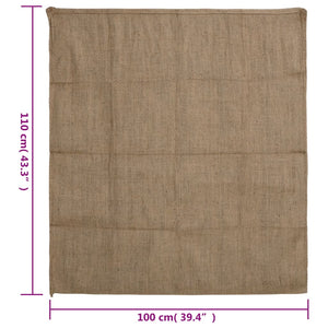 Σακιά Γιούτας 5 Τεμ. 100 x 110 εκ. από Γιούτα 340 gsm - PAKOBAZAAR