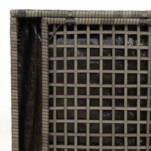 Κουτί Μαξιλαριών Γκρι 50 x 50 x 50 cm συνθετικό ρατάν