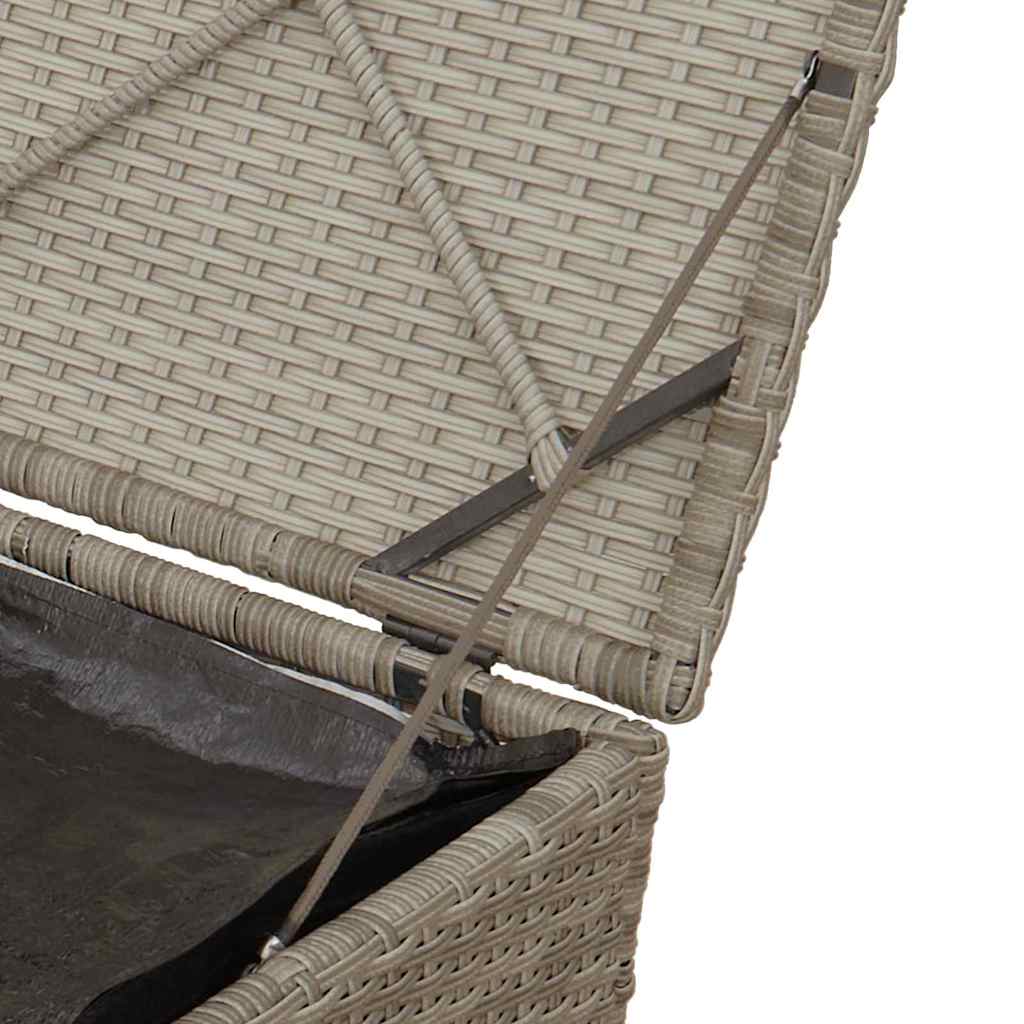 Κουτί Μαξιλαριών Ανοιχτό γκρι 50 x 50 x 50 cm συνθετικό ρατάν - Pakobazaar