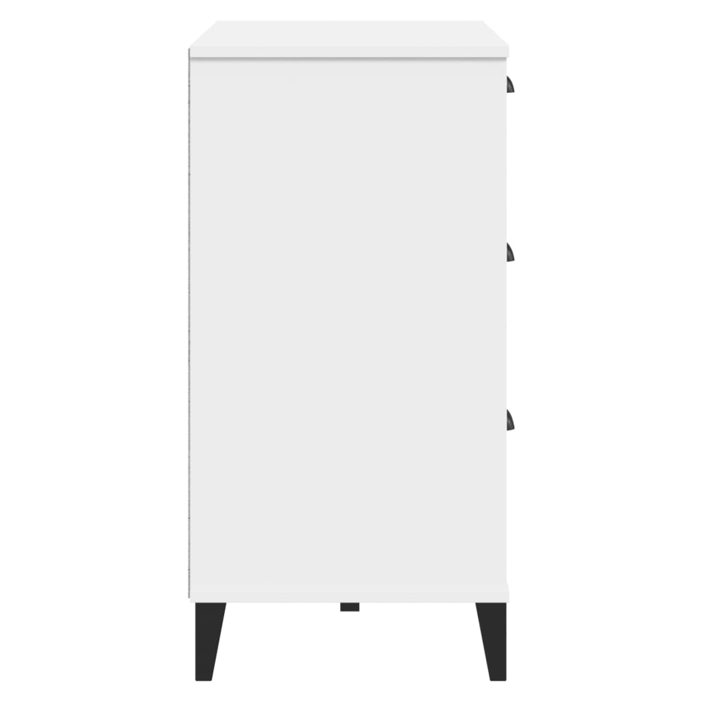 Συρταριέρα VIKEN Λευκή από Επεξεργασμένο Ξύλο - Pakobazaar