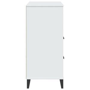 Βιβλιοθήκη VIKEN Λευκή 80x40x90 εκ. από Επεξεργασμένο Ξύλο