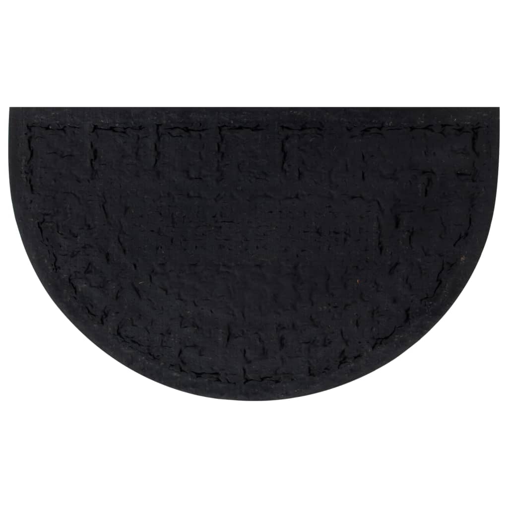 Πατάκι Εισόδου Ημικυκλικό 45 x 75εκ. Καουτσούκ και Κοκοφοίνικας - PAKOBAZAAR