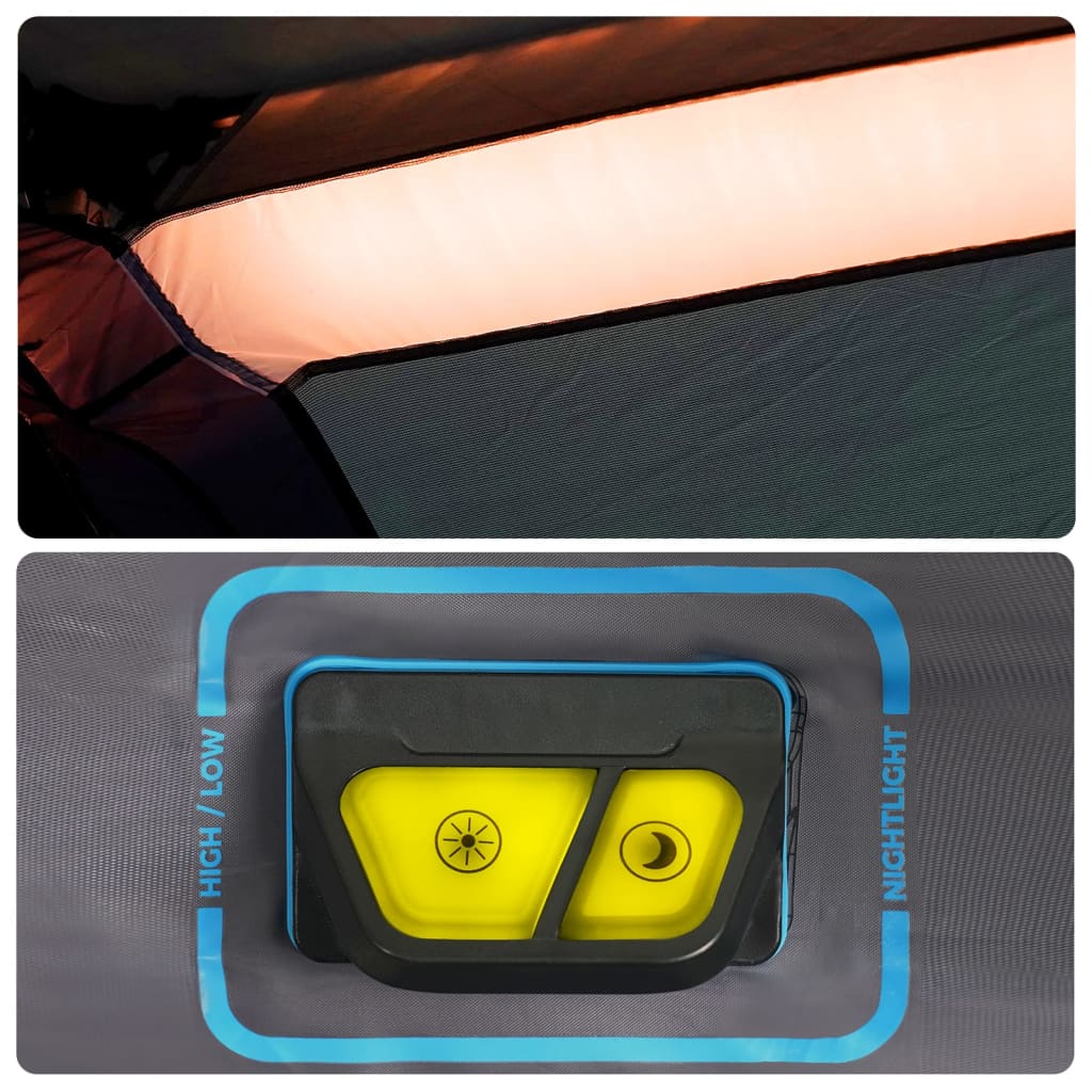 Σκηνή Οικογενειακή με LED 9 Ατ. Γρήγ. Απελευθέρωση Αν. Πράσινο - Pakobazaar