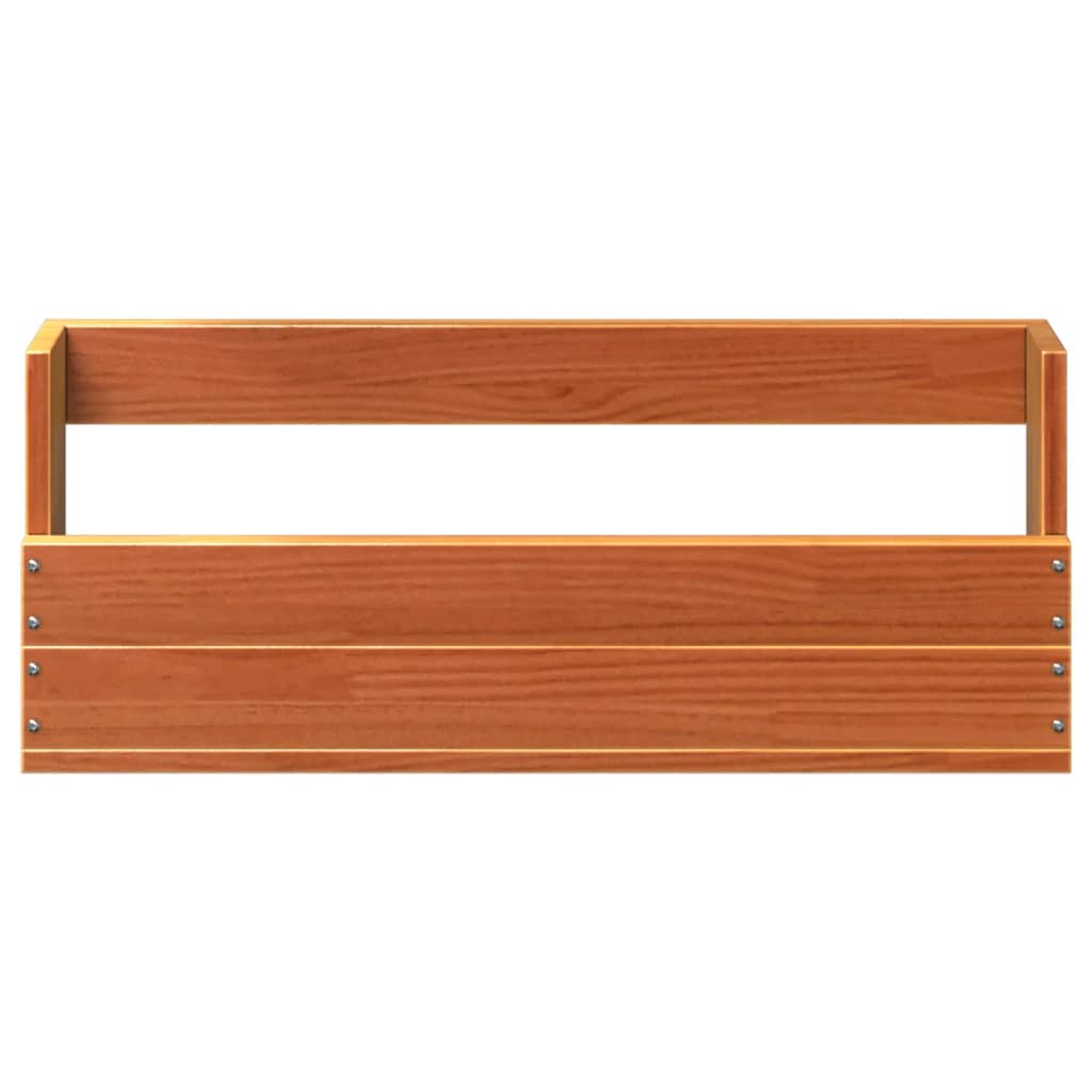 Παπουτσοθήκη Επιτοίχια 2 τεμ. Μελί 59x8,5x23,5 εκ. Μασίφ Πεύκο - Pakobazaar