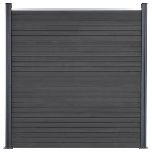 Σετ Πάνελ Περίφραξης Καφέ 353x186 εκ. από WPC