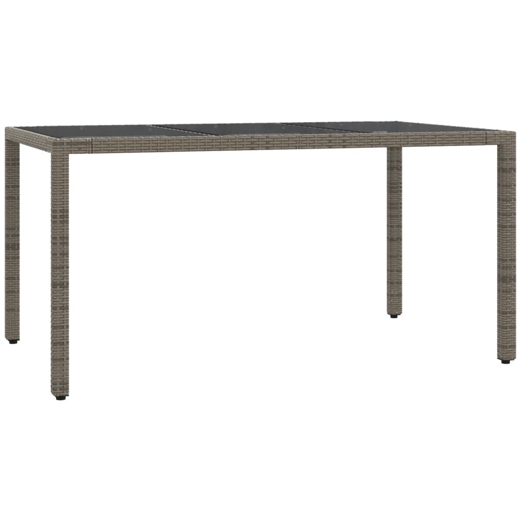 Σετ Τραπεζαρίας Κήπου 7 τεμ. Γκρι Συνθ. Ρατάν με Μαξιλάρια