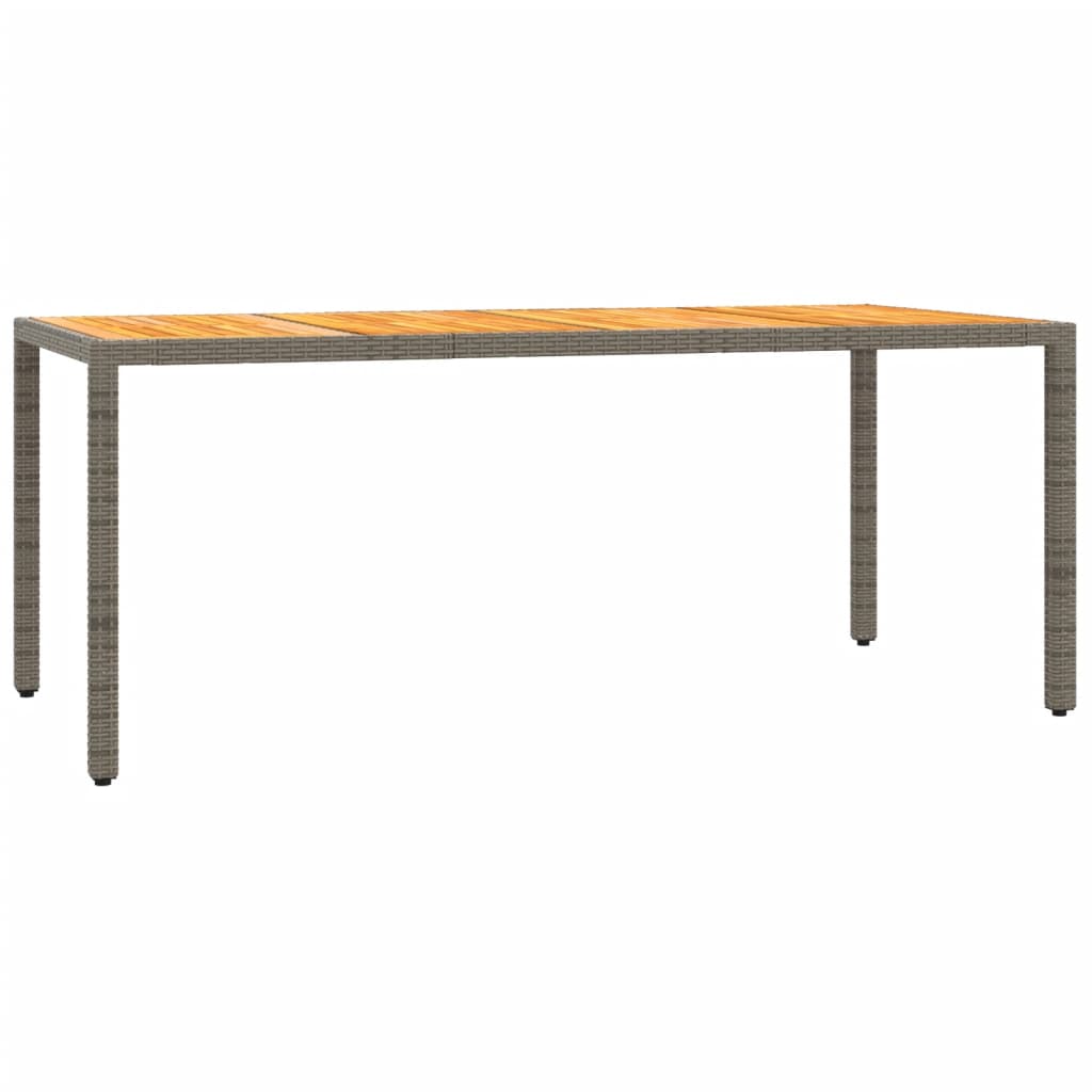 Σετ Τραπεζαρίας Κήπου 7 τεμ. Γκρι Συνθ. Ρατάν με Μαξιλάρια