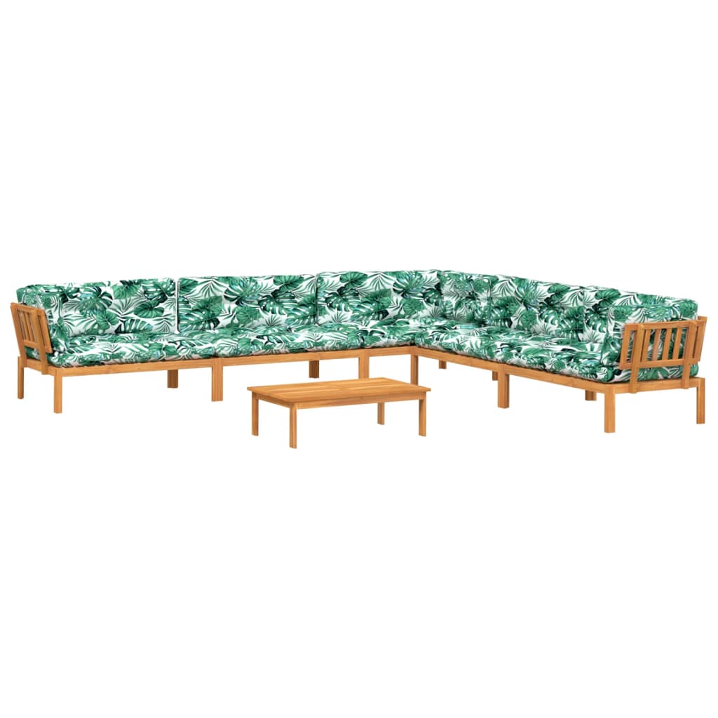 Σαλόνι Κήπου Παλέτας 6 Τεμ. από Μασίφ Ξύλο Ακακίας με Μαξιλάρια