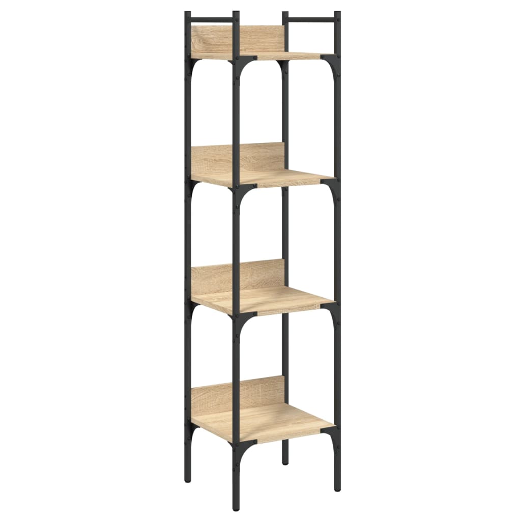 Βιβλιοθήκη 4 Επιπέδων Sonoma Δρυς 35x30x138,5 εκ. Επεξεργ. Ξύλο