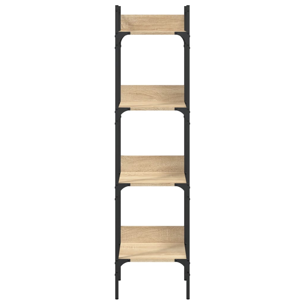 Βιβλιοθήκη 4 Επιπέδων Sonoma Δρυς 35x30x138,5 εκ. Επεξεργ. Ξύλο