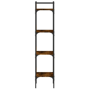 Βιβλιοθήκη 4 Επιπέδων Καπν. Δρυς 35x30x138,5 εκ. Επεξεργ. Ξύλο