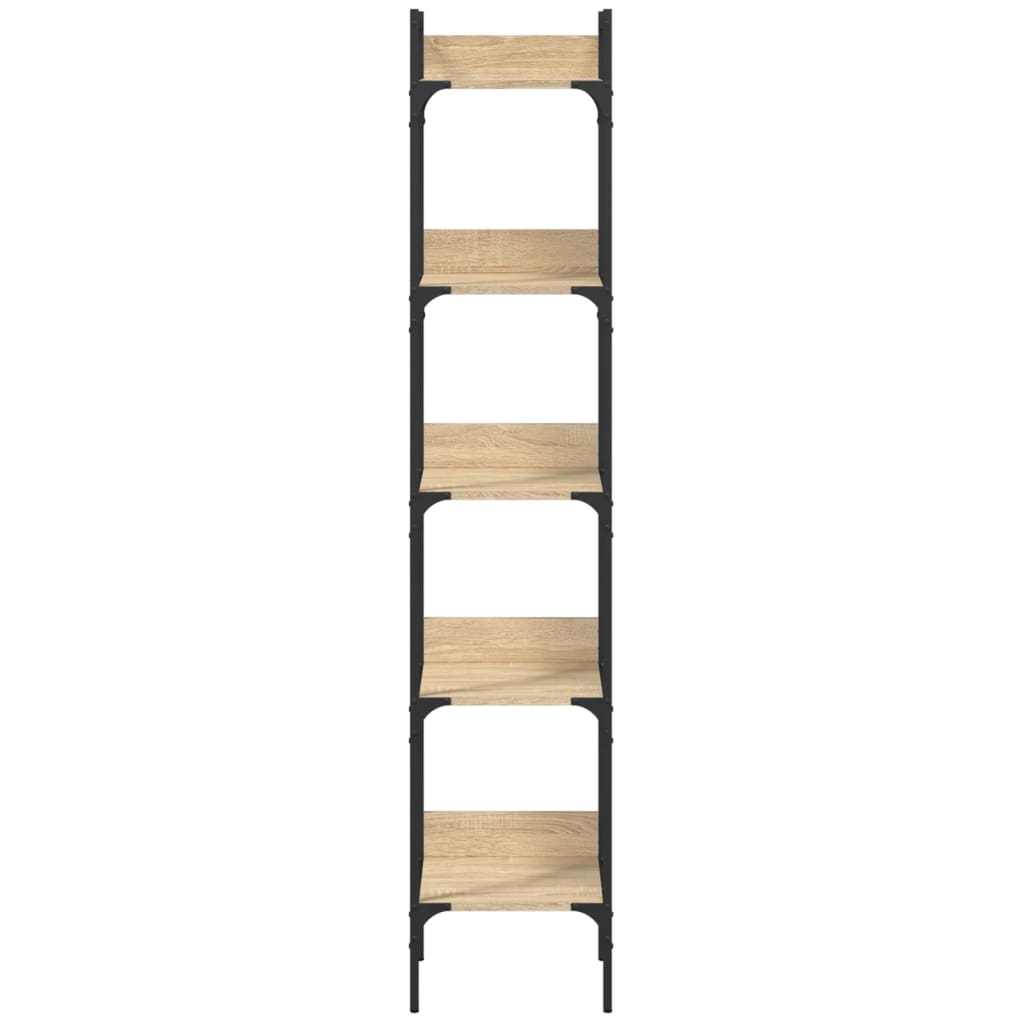 Βιβλιοθήκη 5 Επιπέδων Sonoma Δρυς 35x30x174 εκ. Επεξεργ. Ξύλο