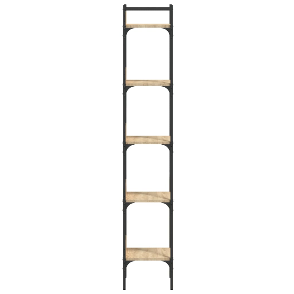 Βιβλιοθήκη 5 Επιπέδων Sonoma Δρυς 35x30x174 εκ. Επεξεργ. Ξύλο