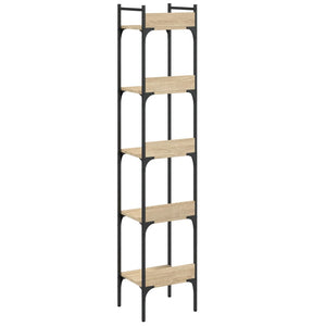 Βιβλιοθήκη 5 Επιπέδων Sonoma Δρυς 35x30x174 εκ. Επεξεργ. Ξύλο