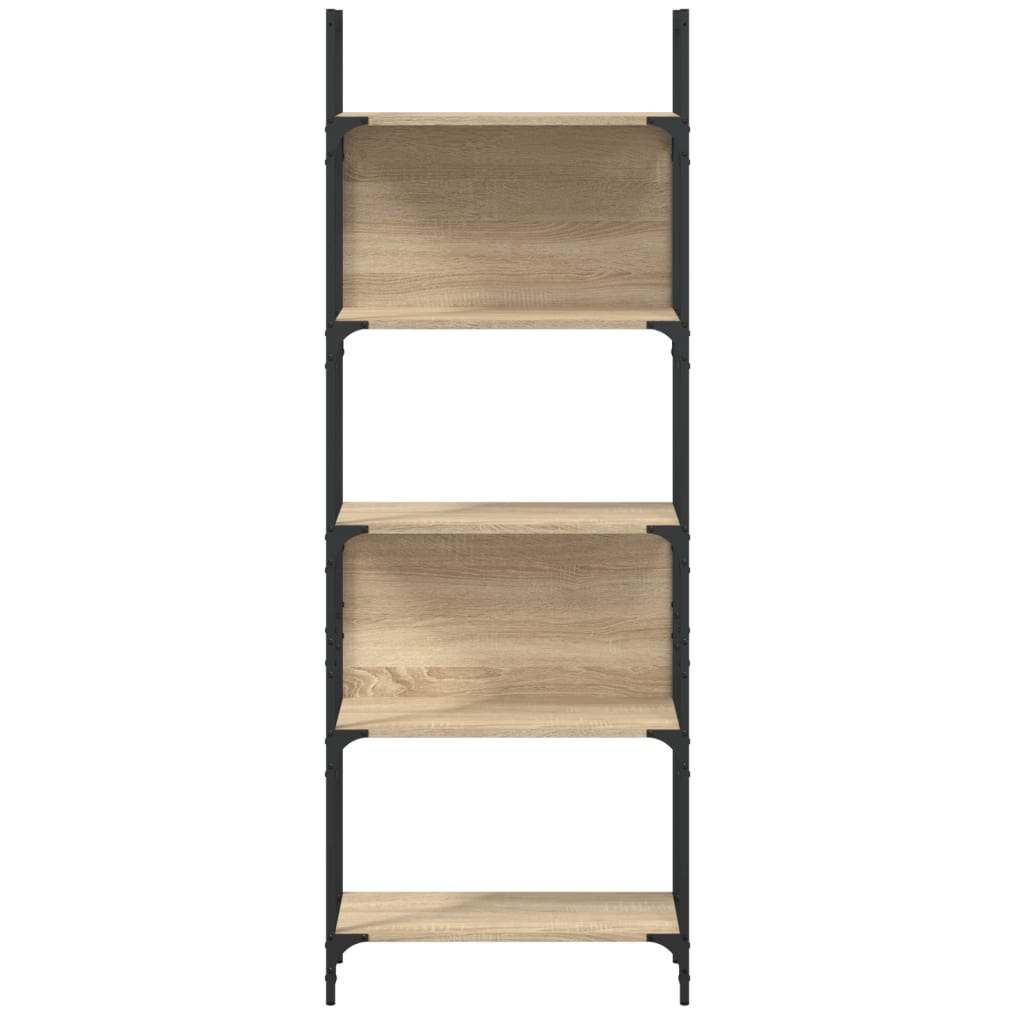 Βιβλιοθήκη 5 Επιπέδων Sonoma Δρυς 60,5x24x166,5 εκ. Επεξ. Ξύλο