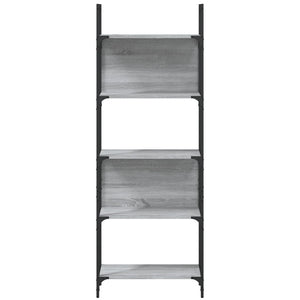 Βιβλιοθήκη 5 Επιπέδων Γκρι Sonoma 60,5x24x166,5 εκ. Επεξ. Ξύλο