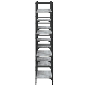Βιβλιοθήκη Γκρι Sonoma 160x28,5x136,5 εκ. Επεξεργασμένο Ξύλο