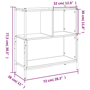 Βιβλιοθήκη Sonoma Δρυς 72 x 28 x 77,5εκ. από Επεξεργασμένο Ξύλο