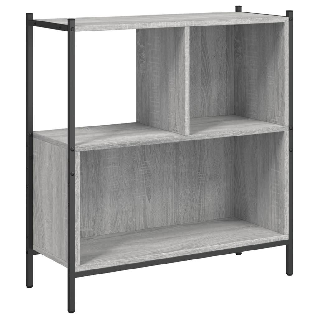 Βιβλιοθήκη Γκρι Sonoma 72 x 28 x 77,5εκ. από Επεξεργασμένο Ξύλο