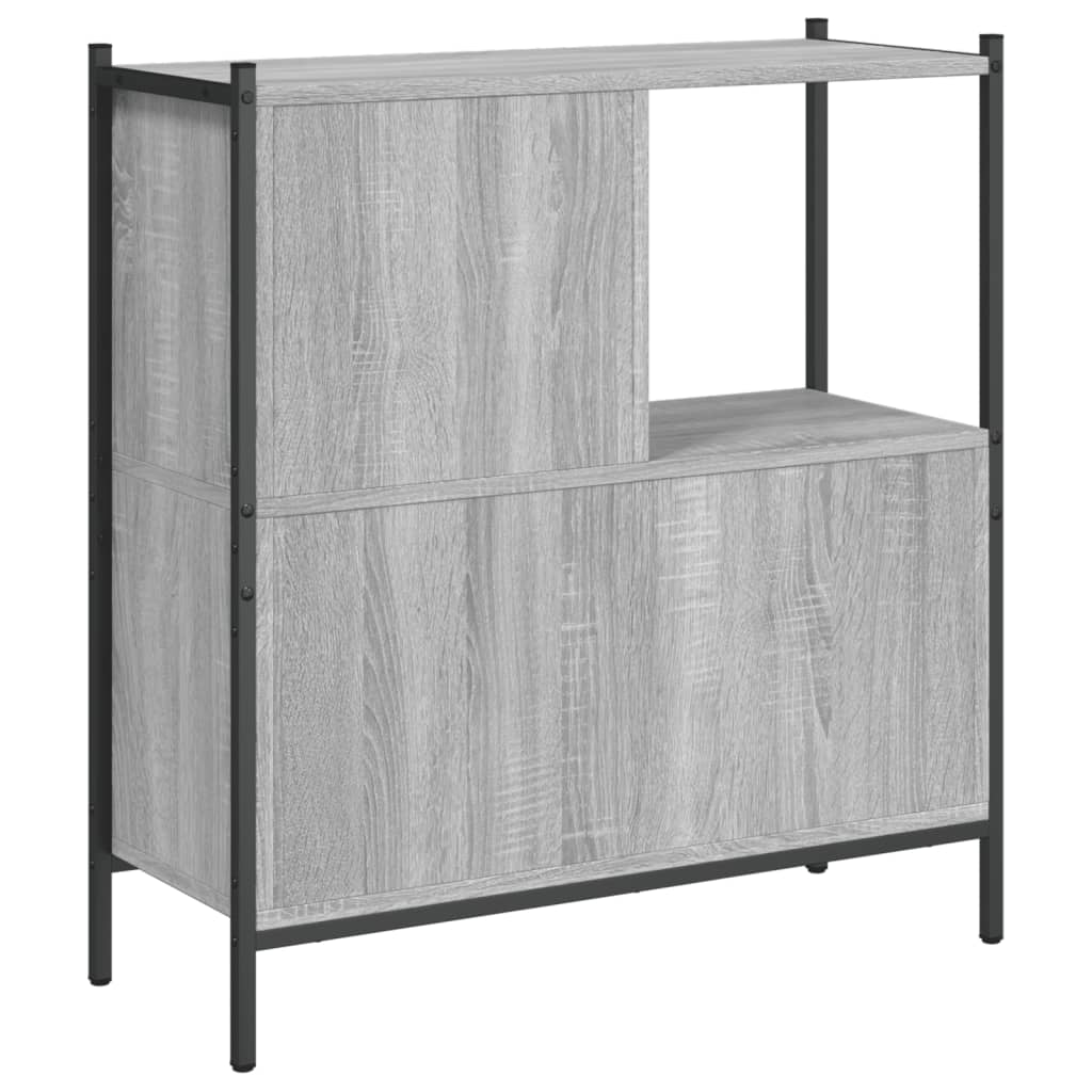 Βιβλιοθήκη Γκρι Sonoma 72 x 28 x 77,5εκ. από Επεξεργασμένο Ξύλο