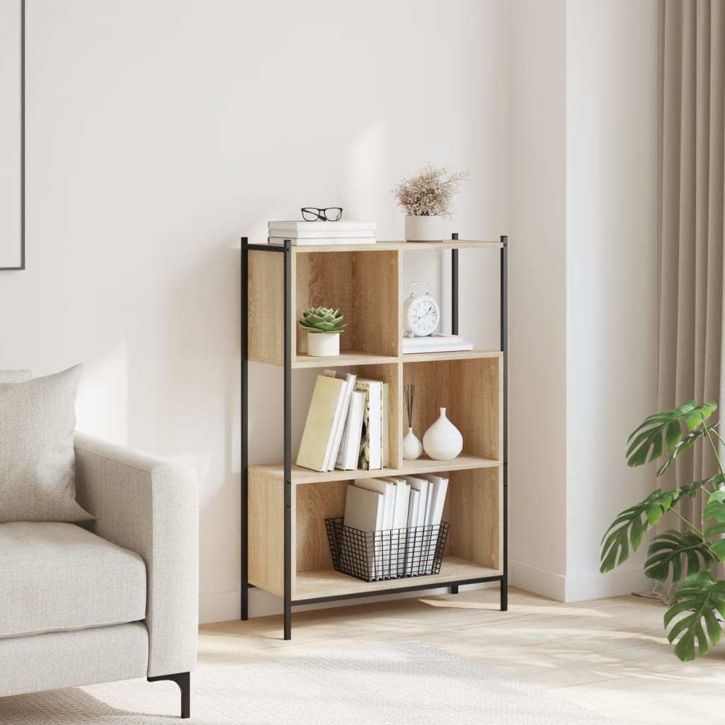 Βιβλιοθήκη Sonoma Δρυς 72 x 28 x 109 εκ. από Επεξεργασμένο Ξύλο