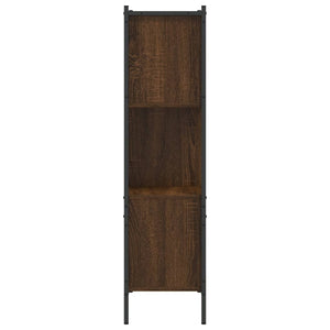 Βιβλιοθήκη Καφέ Δρυς72x28x109 εκ. από Επεξεργασμένο Ξύλο