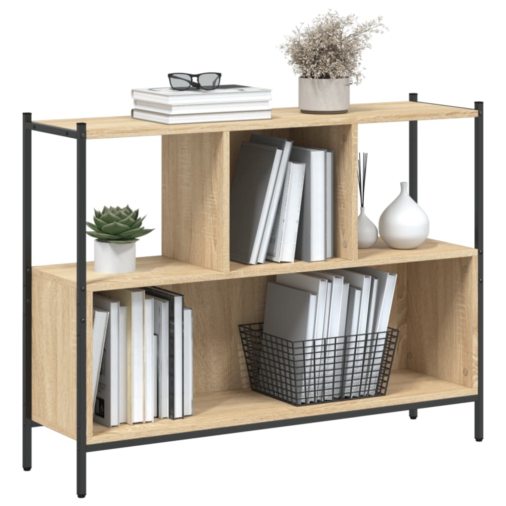 Βιβλιοθήκη Sonoma Δρυς 102x28x77,5 εκ. από Επεξεργασμένο Ξύλο - Pakobazaar