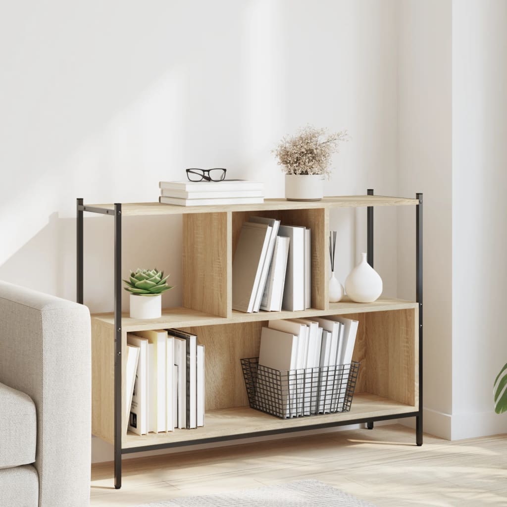 Βιβλιοθήκη Sonoma Δρυς 102x28x77,5 εκ. από Επεξεργασμένο Ξύλο - Pakobazaar
