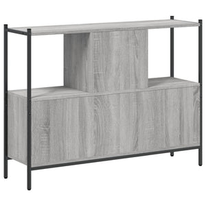Βιβλιοθήκη Γκρι Sonoma 102x28x77,5 εκ. από Επεξεργασμένο Ξύλο - Pakobazaar