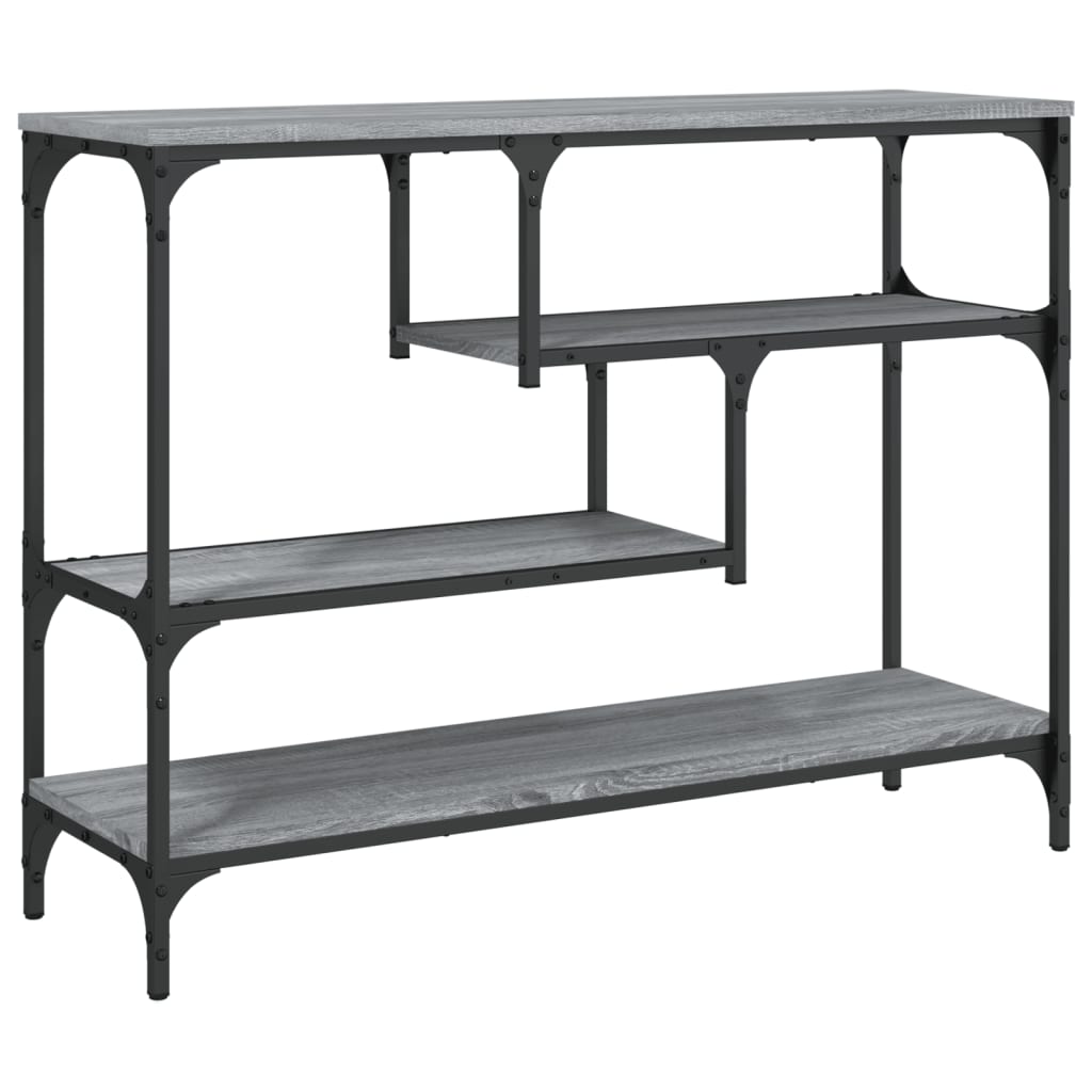 Τραπέζι Κονσόλα Γκρι Sonoma 100x30x75 εκ. Επεξεργασμένο Ξύλο