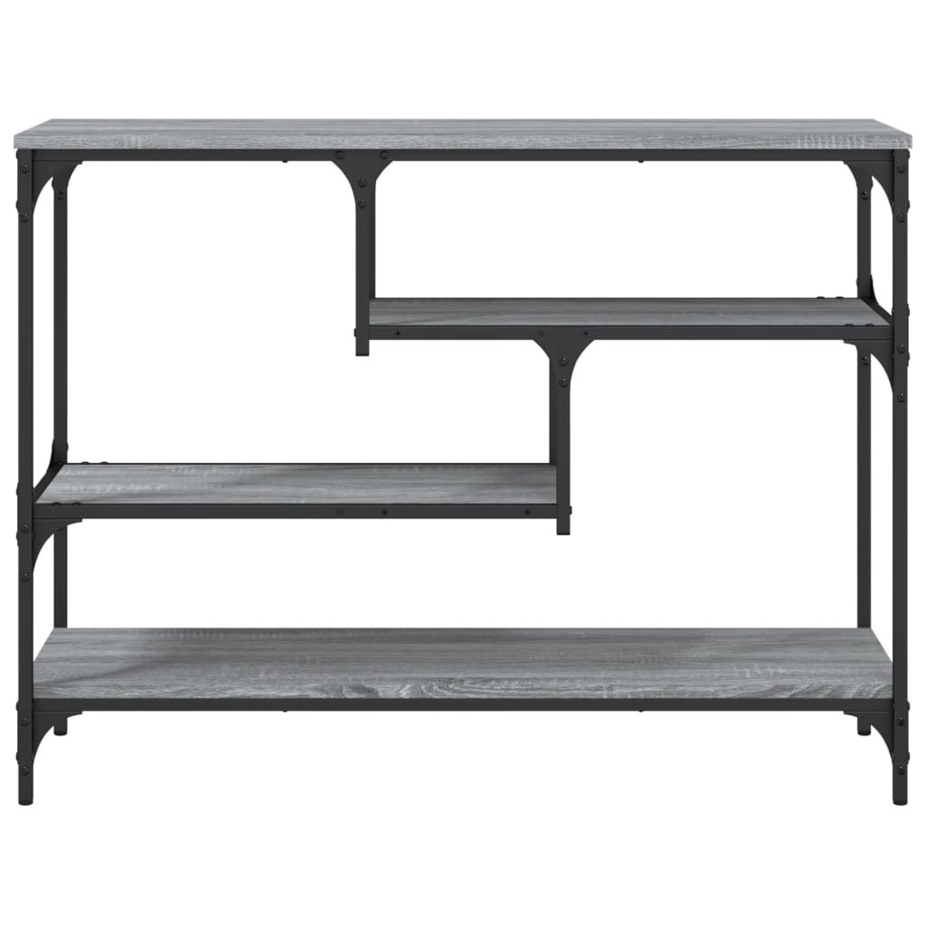 Τραπέζι Κονσόλα Γκρι Sonoma 100x30x75 εκ. Επεξεργασμένο Ξύλο