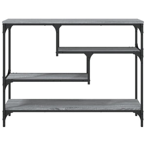 Τραπέζι Κονσόλα Γκρι Sonoma 100x30x75 εκ. Επεξεργασμένο Ξύλο