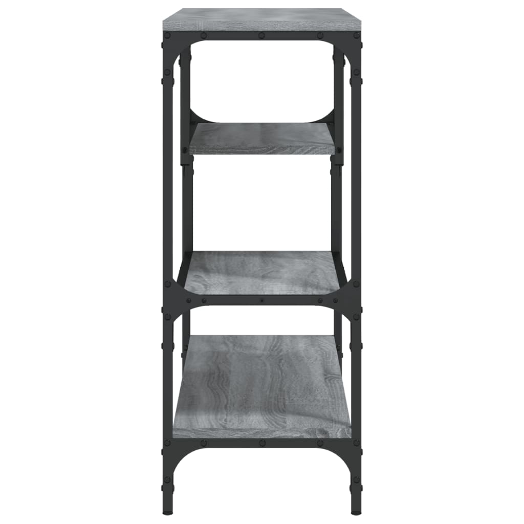 Τραπέζι Κονσόλα Γκρι Sonoma 100x30x75 εκ. Επεξεργασμένο Ξύλο