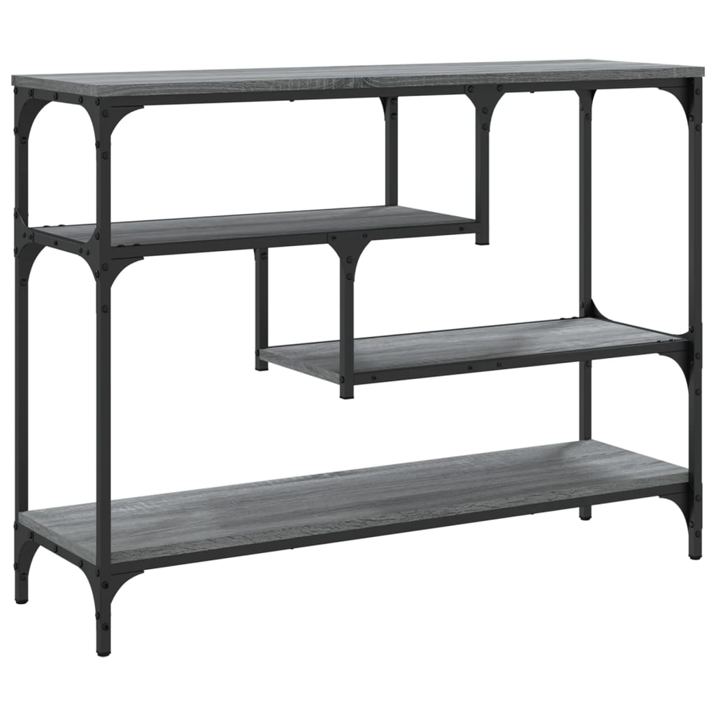 Τραπέζι Κονσόλα Γκρι Sonoma 100x30x75 εκ. Επεξεργασμένο Ξύλο