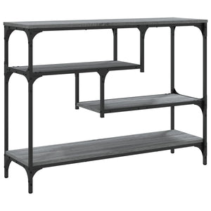 Τραπέζι Κονσόλα Γκρι Sonoma 100x30x75 εκ. Επεξεργασμένο Ξύλο