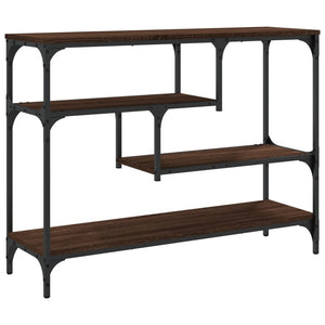 Τραπέζι Κονσόλα Καφέ Δρυς 100x30x75 εκ. Επεξεργασμένο Ξύλο - Pakobazaar