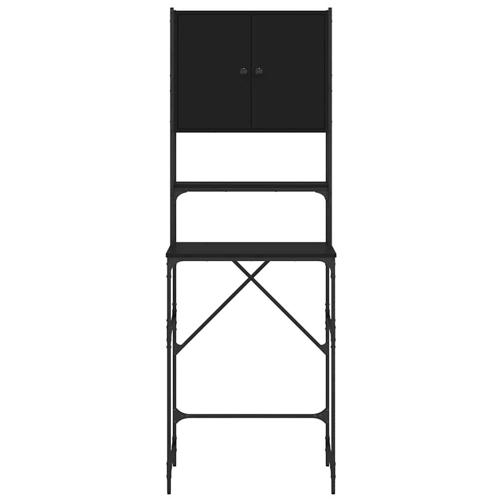 Ντουλάπι Πλυντηρίου Μαύρο 68x48,5x194 εκ.